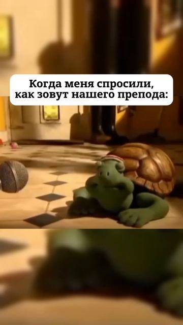 Когда меня спросили, как зовут нашего препода