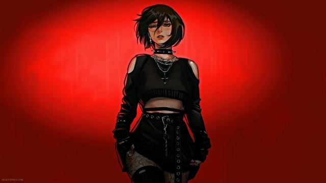 Микаса | Goth Mikasa – Attack On Titan - Живые Обои смотреть онлайн