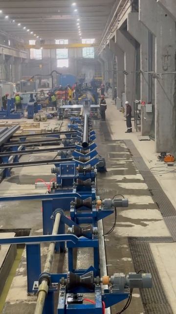 Производство электросварной трубы смотреть онлайн