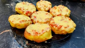 Творожные корзиночки с начинкой. Рецепт завтрака. ПП рецепт.