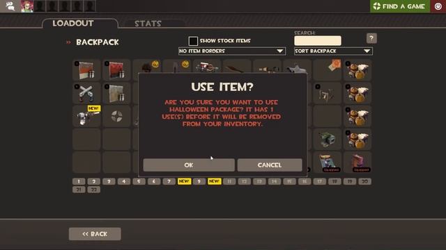 TF2: Craft halloween items into normal hats (scream fortress 2017) смотреть онлайн
