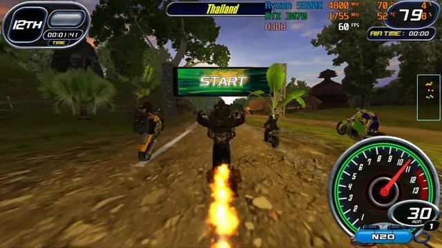 Super Bike 2 Raw Thrills - Full PlayThrough 19 tracks (TEKNOPARROT) смотреть онлайн