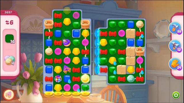 Homescapes Level 3697 - NO BOOSTERS 🏠 | SKILLGAMING ✔️