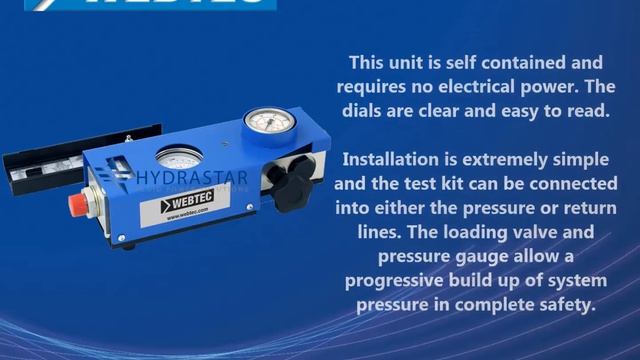 Webtec RFIK Hydraulic Pump Tester смотреть онлайн