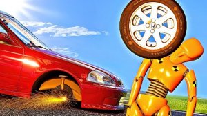 БУМ в голову, отпавшие колеса и ЖЕСТКИЕ аварии в БИМКЕ Beam NG Drive!!!!
