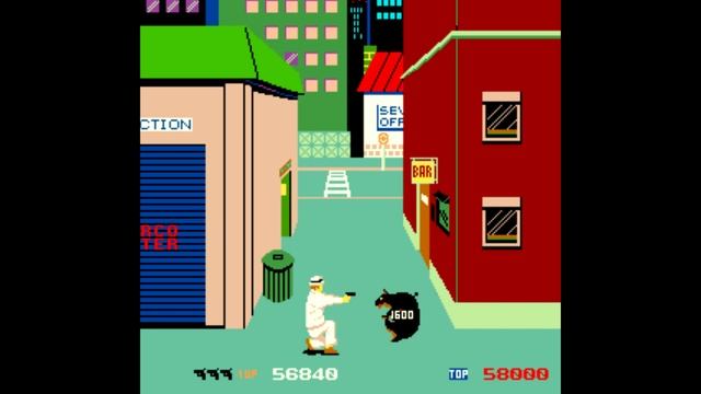 Shoot Out [Arcade] (1985) Data East Corporation {Japan}