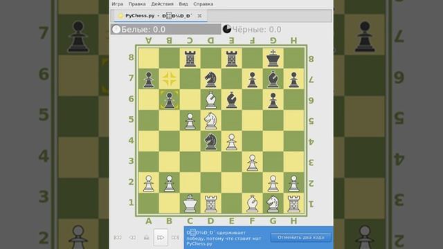 Мат двумя конями.