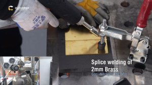 Лазерная сварка бронзы 2mm