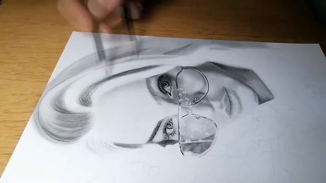 Draw a Woman's Face with fairy lights using Graphite Pencils | 3 Tips to speed up your Drawings смотреть онлайн