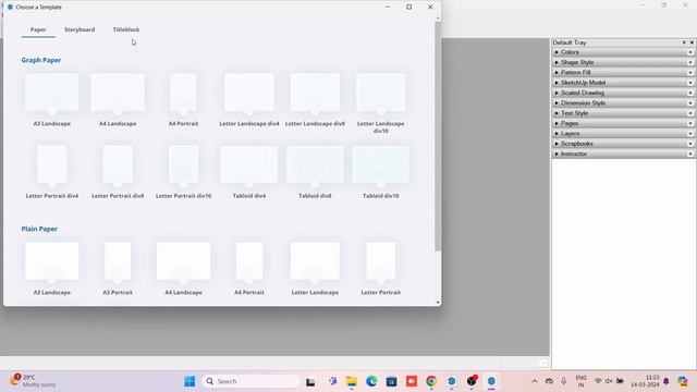 1.Launch Layout From SketchUp