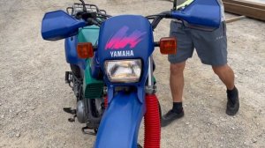 Видео запуска Yamaha XT 400