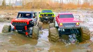 🚙🆘 Спасательная миссия Meus RC! Эвакуация Шевроле из грязи с FMS и Уралом! (RC Тюнинг)