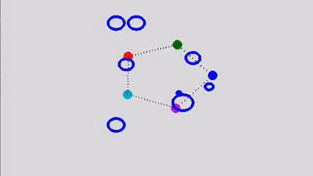 Formation Protocols for Networked Multiagent Systems in the Presence of Obstacles (Video 3) смотреть онлайн