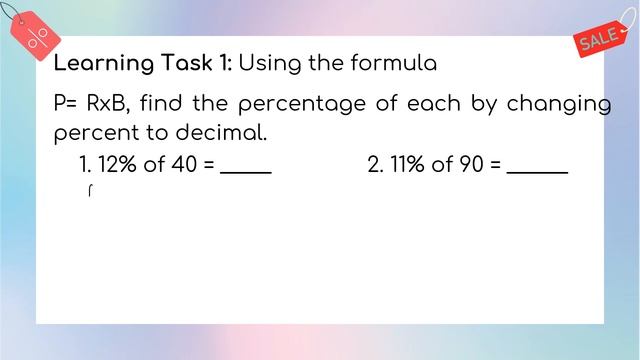 Finding the Percentage in a Given Problem смотреть онлайн
