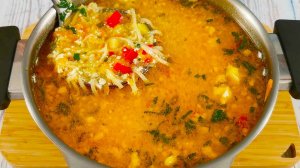 Легкий и вкусный суп на каждый день. Пошаговый рецепт