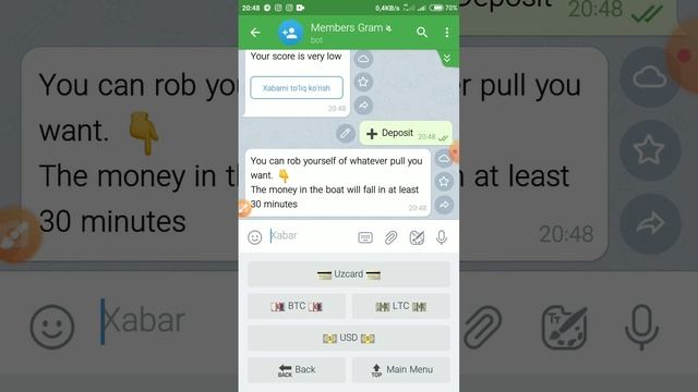 BOT Orqali Odam Qoshish Tekinga 100 Odam Va Kunga 500k Odam Qoshish.