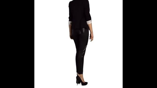 Skórzane legginsy - czarne - mojejeansy.pl смотреть онлайн