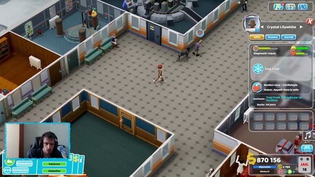 C'est lent mais bientot finit dlc Bigfoot #9 | Two Point Hospital смотреть онлайн