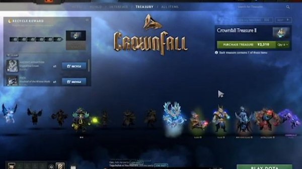 UNUSUAL RAVENCLOAK - WEAPON DOTA 2/ CROWNFALL