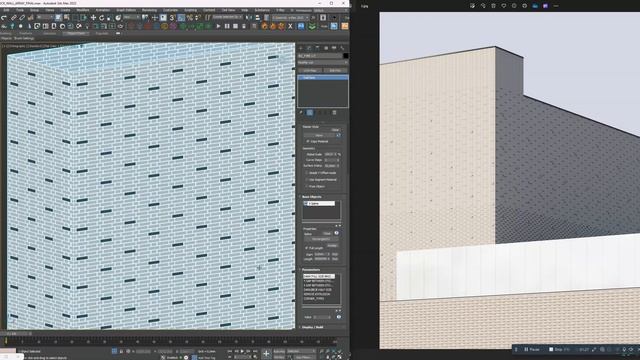 Rail Clone PARAMETRIC Brick Wall in 3ds Max, Introduction смотреть онлайн