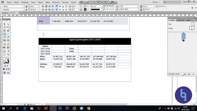 Indesign Dersleri: Tablo Oluşturma смотреть онлайн