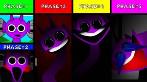 SPRUNKI - СПРУНКИ каждый Отдельно Фаза 1 против Фаза 2, Фаза 3, и Фаза 4 и Фаза 5