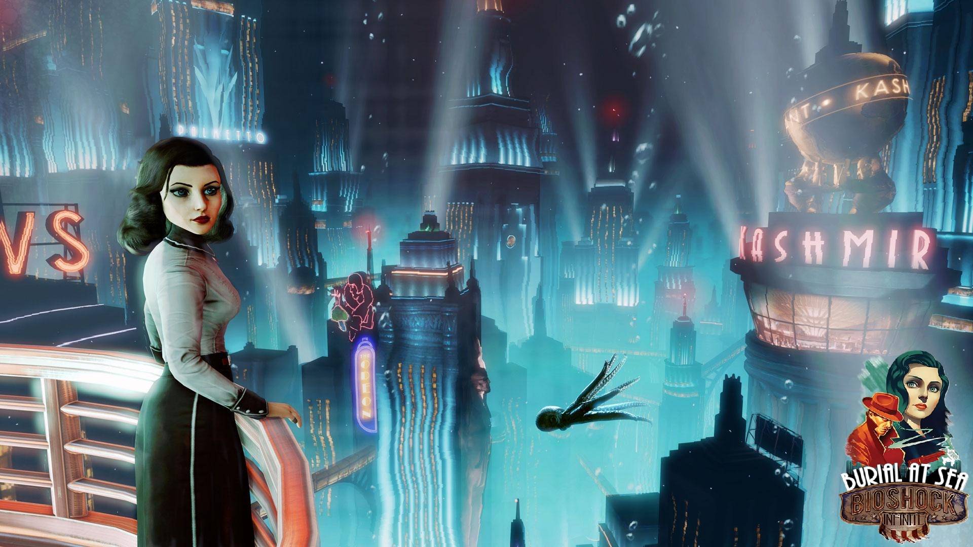 BioShock Infinite DLC Морская могила Эпизод 1 (2013) №1 Таким мы еще не видели город Восторг.