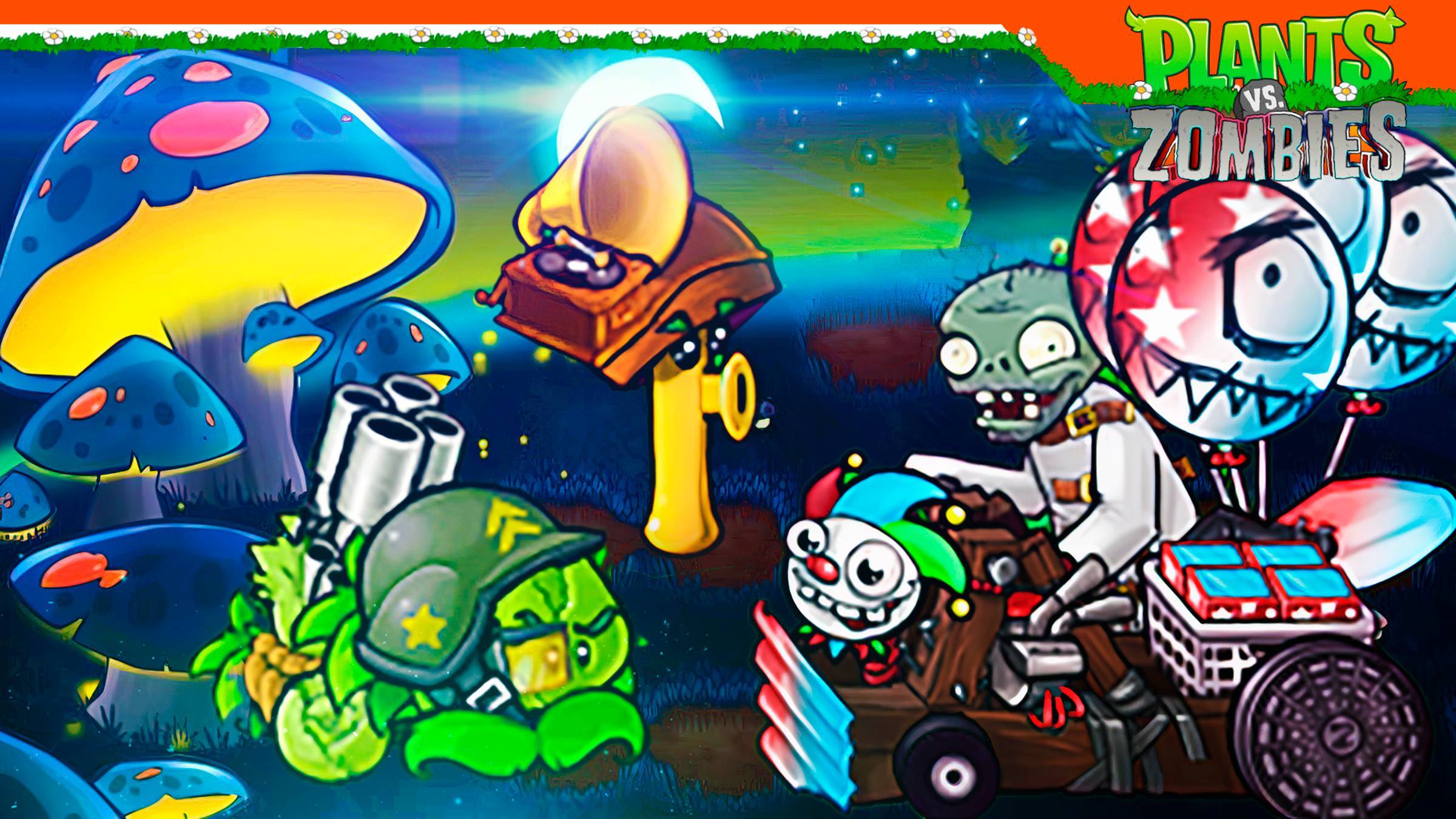 🌻 ВЫШЕЛ ГИБРИД 3.4! МУЗЫКАЛЬНЫЙ ТРУСОГРИБ И ПУЛЕМЕТ КАПУСТА! 🧄 Plants Vs Zombies Hybrid 3.4