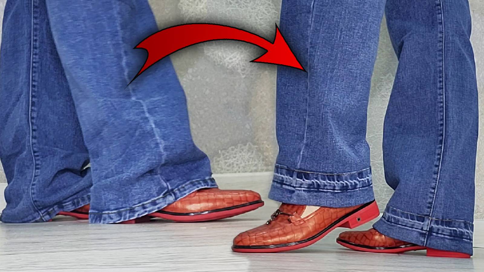 🔥Как БЫСТРО укоротить джинсы и сделать модную широкую подгибку смотреть онлайн