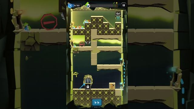 Lemmings. World 5 - Asteroid. Level W 15-5. Perfect Walkthrough. смотреть онлайн