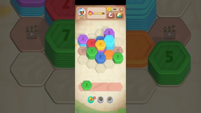 Hexa Stack : Sorting Puzzle - Gameplay Walkthrough Part 1 All Levels 1-5 (Android & iOS) смотреть онлайн