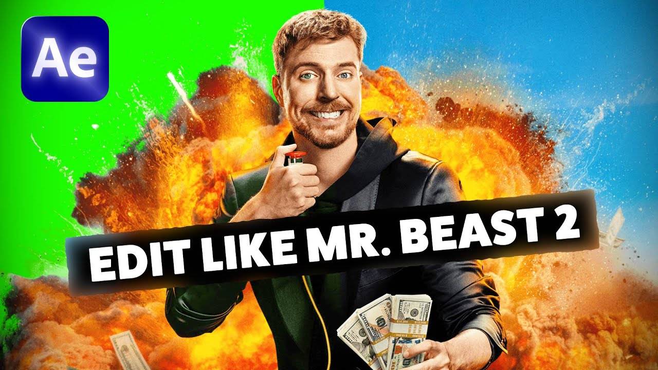 Создание моушн-графики в After Effects как в роликах MrBeast смотреть онлайн