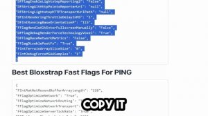 The BEST Bloxstrap Settings For Roblox - Bloxstrap Fast Flags Settings
