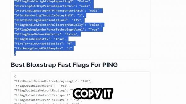 The BEST Bloxstrap Settings For Roblox - Bloxstrap Fast Flags Settings
