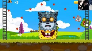 RED BALL 4 (OM NOM+ SPONGE BOB + TALKING TOM) BALL 'FUSION BATTLE' with OM NOM BOSSES 'VOLUME 1 & 5