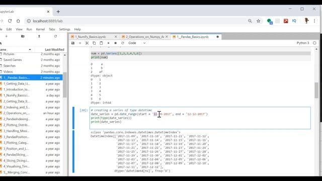 28 panda series and dataframes смотреть онлайн