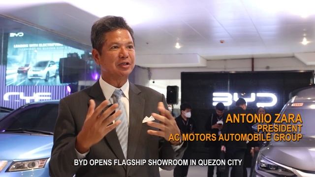 BYD opens flagship showroom in Quezon City смотреть онлайн