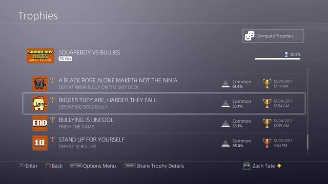 Road To The Squareboy Vs Bullies (NA Vita) Platinum Trophy (plat #270) смотреть онлайн