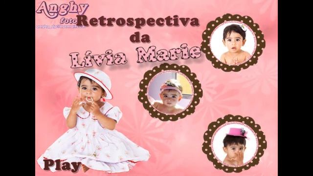 MENU ANIMADO URSINHOS MARROM E ROSA - LÍVIA MARIE