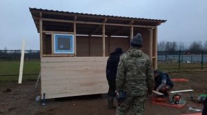 строительство домик каркасный 4 на 2