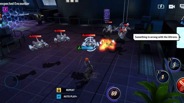 Ironman, Black Widow, Vs Ultron army and Visin Marvel Future Fight смотреть онлайн