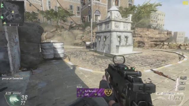 BlackOps 2: Gameplay - First Time Playing COD CO2 MP7 SMG смотреть онлайн