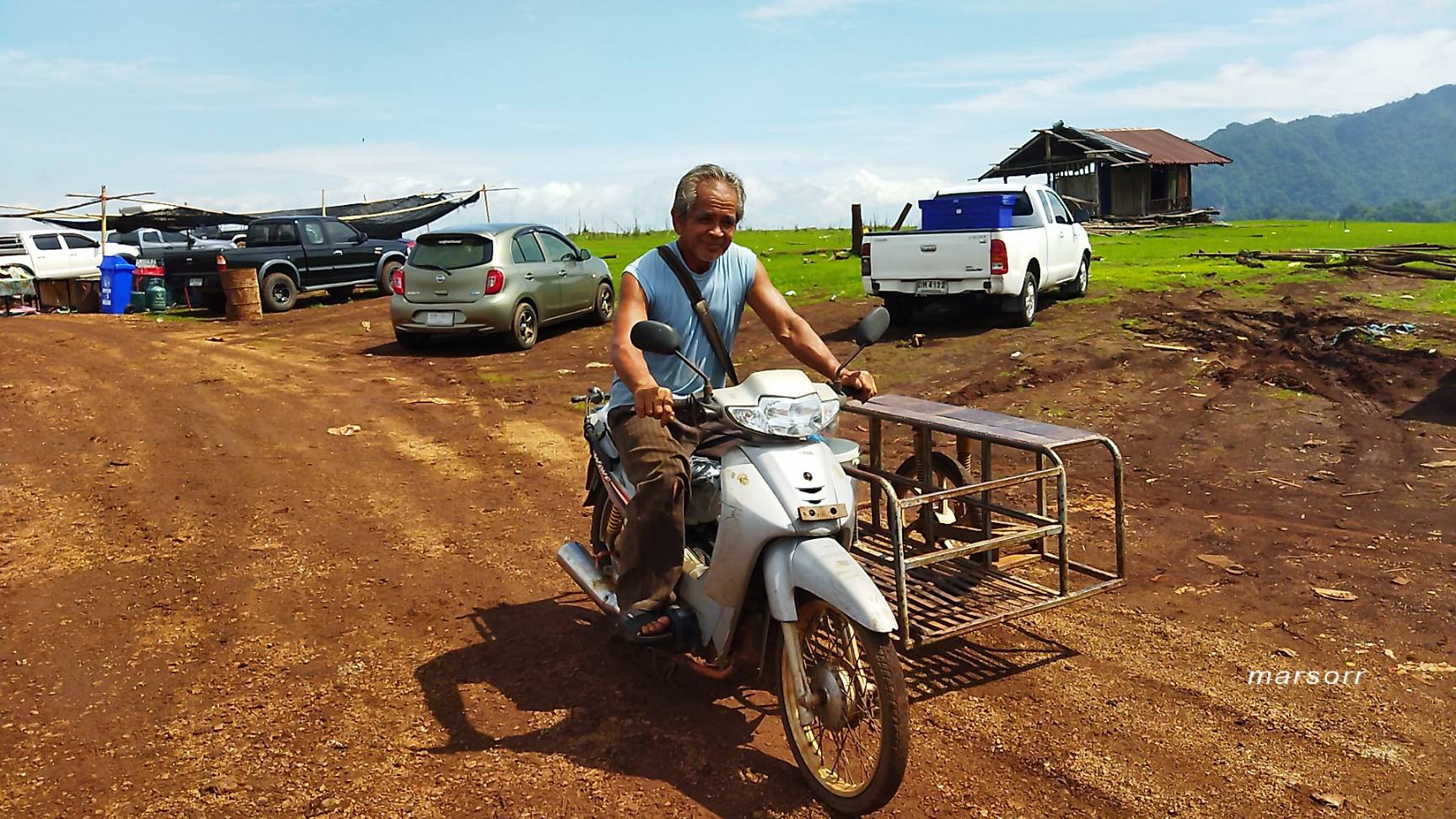 просто утро, природа, река. ч.4 деревня, дорога. канчанабури กาญจนบุรี kanchanaburi дорога