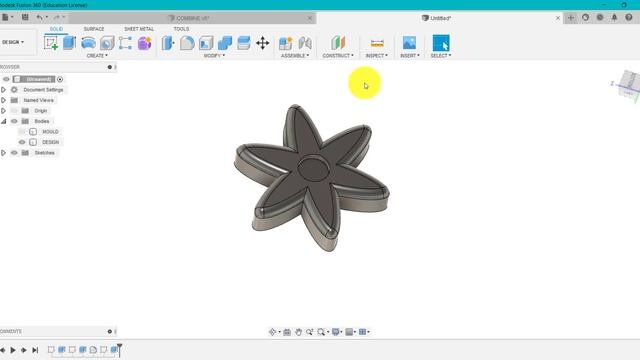 FUSION 360 HOW to create a SINGLE SIDE MOULD. Simple step by step. Free models. смотреть онлайн