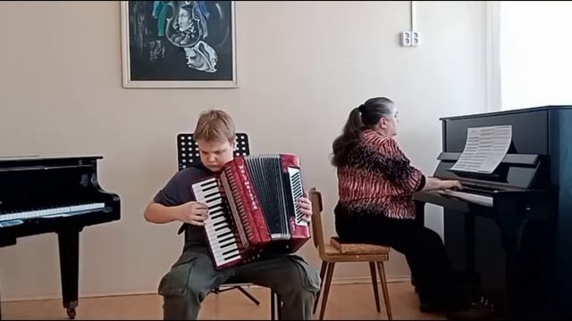 Бейк Михаил и Бейк Татьяна Анатольевна. В. Шаинский "Голубой вагон". смотреть онлайн