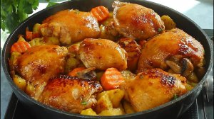 ЛУЧШИЙ СПОСОБ как приготовить курицу с картошкой! Самый ВКУСНЫЙ рецепт из курицы в духовке.