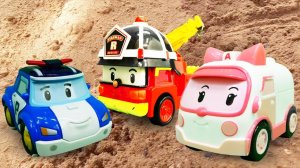 Видео про машинки из Робокар Поли для детей @GulliverRu