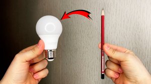 ПОЧИНИТЕ ПЕРЕГОРЕВШУЮ СВЕТОДИОДНУЮ ЛАМПУ с помощью простого КАРАНДАША!!! 100% рабочий метод!