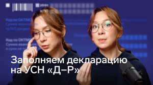 Пример заполнения декларации на УСН «Доходы минус расходы»