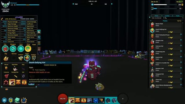 TROVE | ТОПОВЫЙ БИЛД НА REVENANT | ДЕВУШКА В TROVE?! | ТРОВ